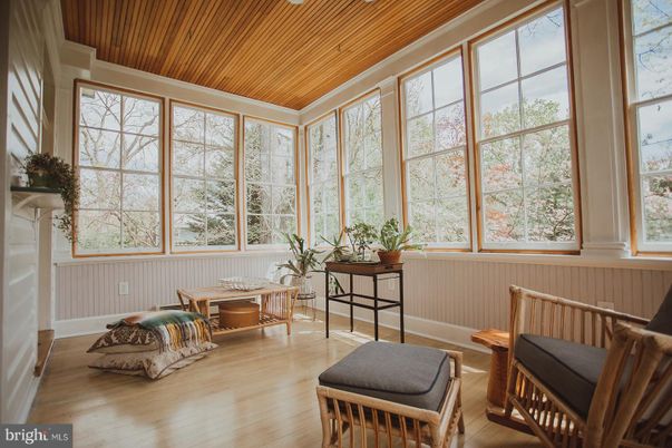 Interior, Sun Room, Wooden Ceilings, Wood Texture Flooring