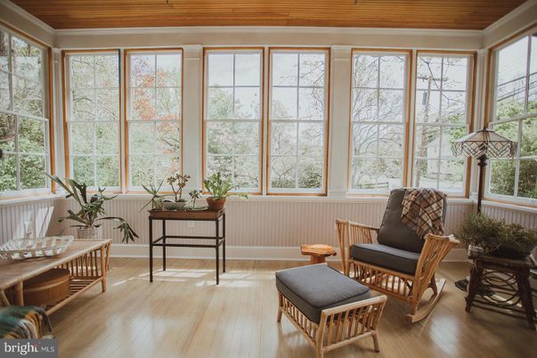 Interior, Sun Room, Wooden Ceilings, Wood Texture Flooring