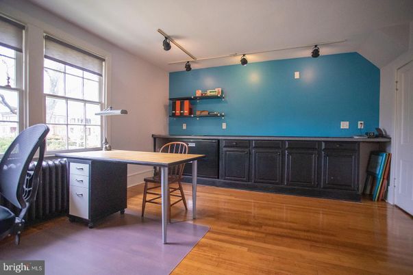Home Office, Interior, Wood Texture Flooring
