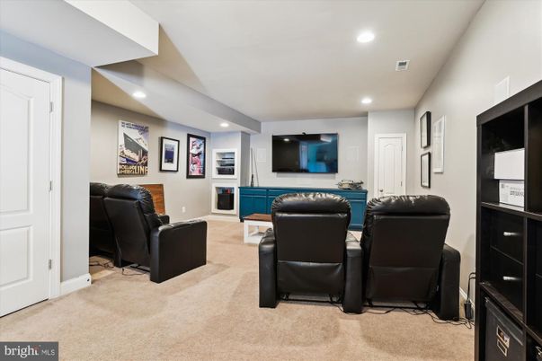 Home Theatre Room, Interior, Recessed Lighting, Theatre Room