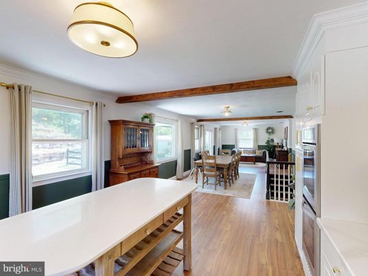 Dining room, Interior, Wooden Beams, Wood Texture Flooring