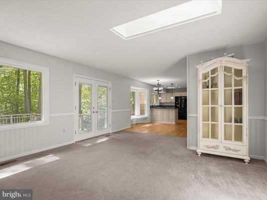 Empty room, Interior, Kitchen, Pendant Lights, Wood Texture Flooring