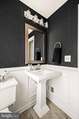 Bathroom, Interior, Wood Texture Flooring
