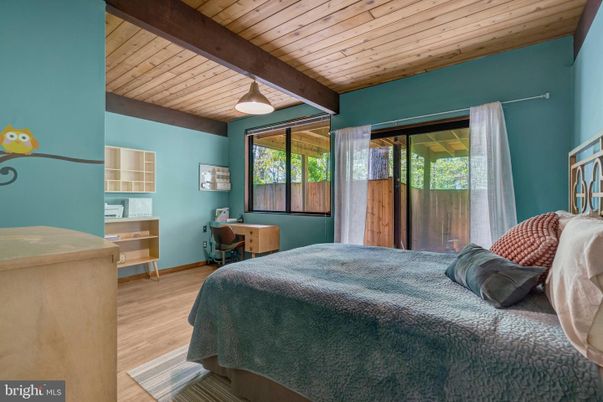 Bedroom, Interior, Wooden Beams, Wooden Ceilings, Wood Texture Flooring