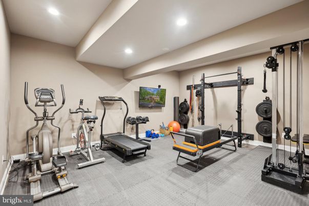 Fitness Equipment, Interior, Recessed Lighting