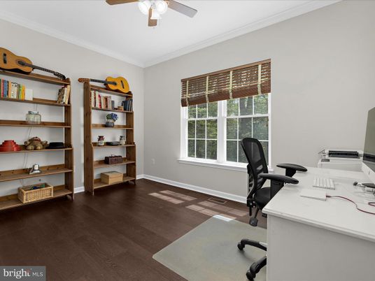 Home Office, Interior, Wood Texture Flooring