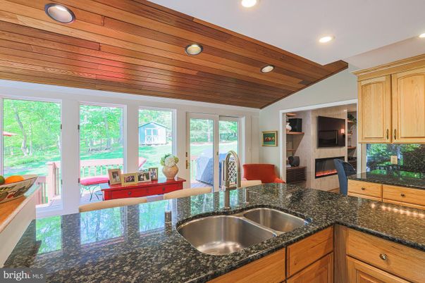 Interior, Kitchen, Recessed Lighting, Wooden Ceilings