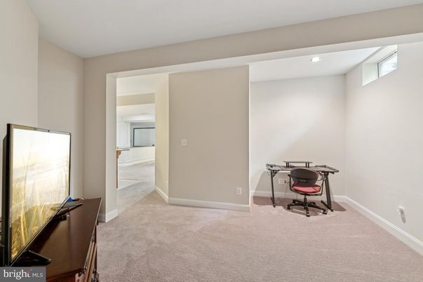 Home Office, Interior, Recessed Lighting
