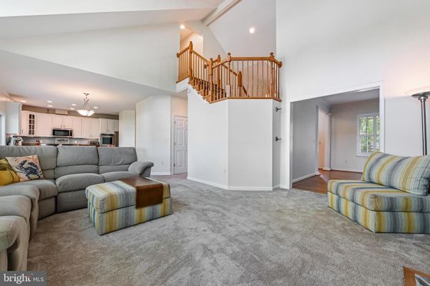 Interior, Kitchen, Living room, Pendant Lights, Recessed Lighting, Stainless Steel Appliances, Wood Texture Flooring