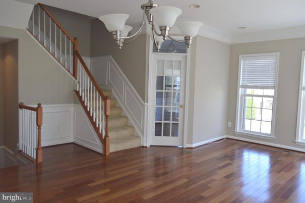 Chandelier, Interior, Wood Texture Flooring