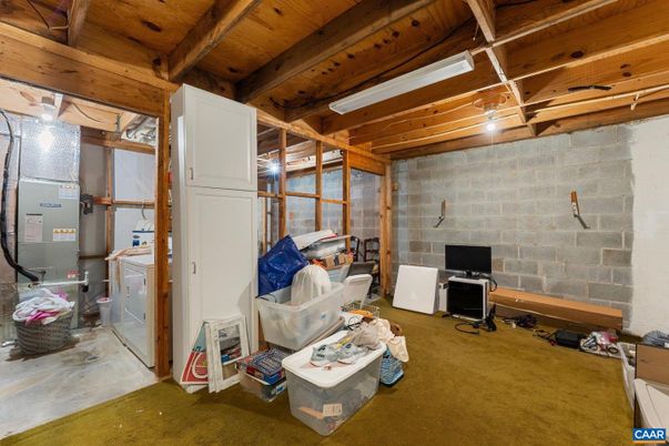 Interior, Stone Walls, Washer, Wooden Beams, Wooden Ceilings