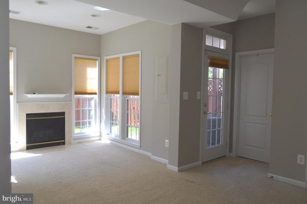 Empty room, Fireplace, Interior, Recessed Lighting