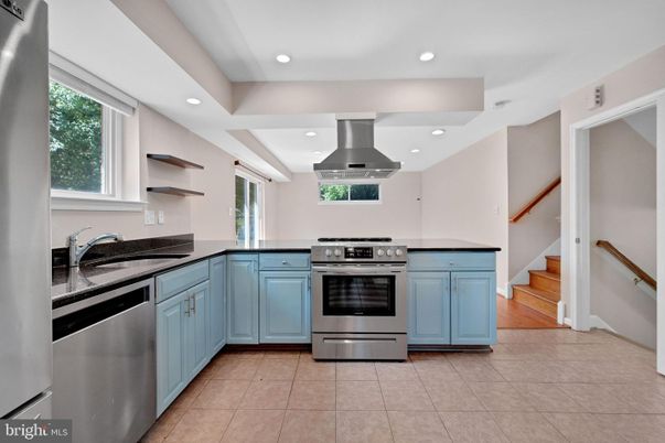 Interior, Kitchen, Recessed Lighting, Stainless Steel Appliances