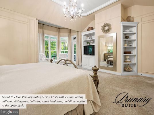 Bedroom, Chandelier, Interior