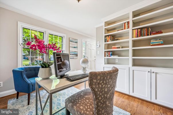 Home Office, Interior, Wood Texture Flooring