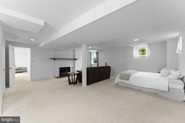Bedroom, Fireplace, Interior, Recessed Lighting