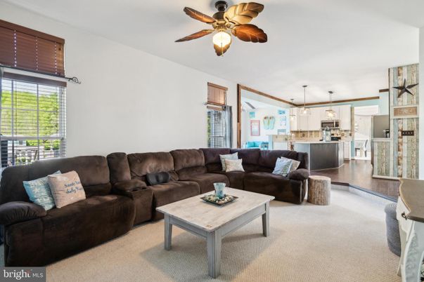 Interior, Kitchen, Living room, Pendant Lights, Stainless Steel Appliances, Wood Texture Flooring