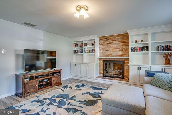 Fireplace, Interior, Stone Walls, Wood Texture Flooring
