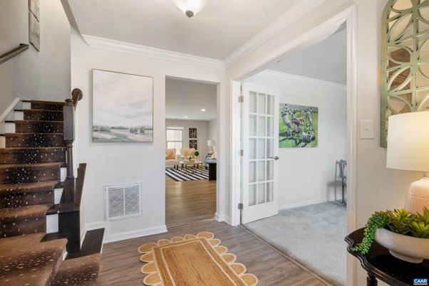 Interior, Recessed Lighting, Wood Texture Flooring