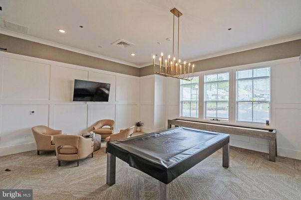 Billiard Table, Game Room, Interior, Pendant Lights, Recessed Lighting