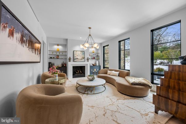 Fireplace, Interior, Living room, Pendant Lights