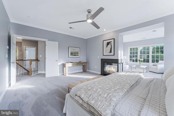 Bedroom, Fireplace, Interior, Recessed Lighting