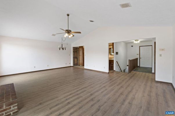 Empty room, Interior, Wood Texture Flooring
