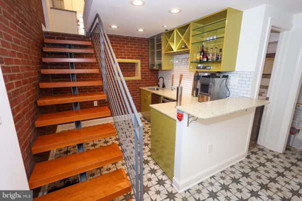 Interior, Recessed Lighting, Stone Walls