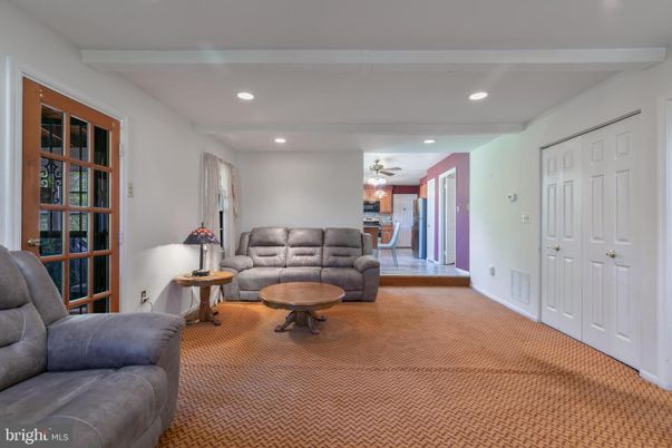 Interior, Living room, Recessed Lighting