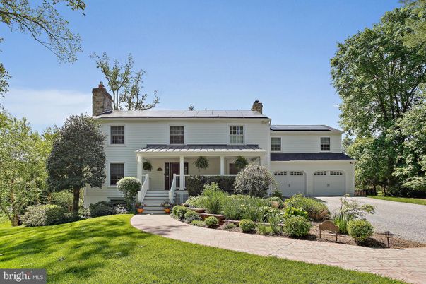 Attached, Exterior, Facade, Solar Panels, Farmhouse