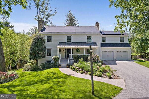 Attached, Exterior, Facade, Solar Panels, Farmhouse