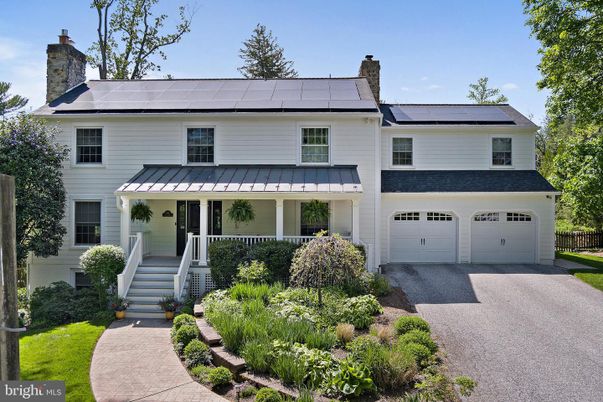 Attached, Exterior, Facade, Solar Panels, Farmhouse