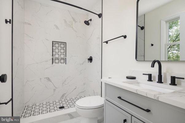 Bathroom, Interior, Marble Walls