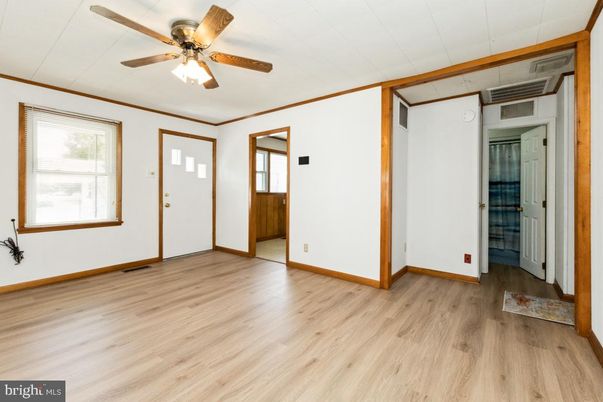 Empty room, Interior, Wood Texture Flooring