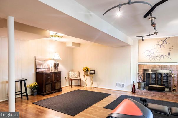 Fireplace, Interior, Wood Texture Flooring
