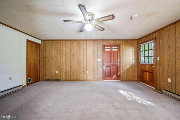 Empty room, Interior, Wooden Walls