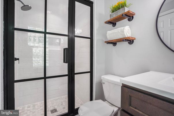 Bathroom, Glass Shower, Interior