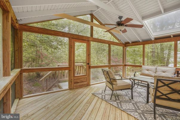 Interior, Sun Room, Wood Texture Flooring
