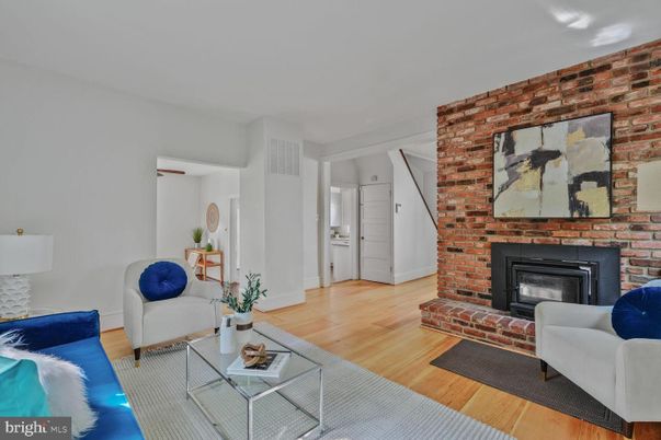 Fireplace, Interior, Living room, Stone Walls, Wood Texture Flooring