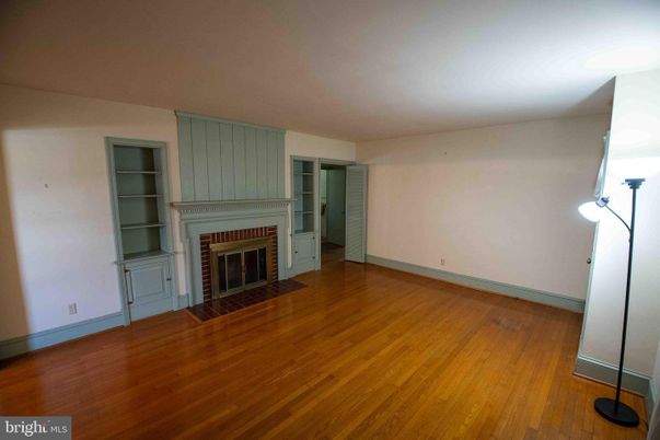 Empty room, Fireplace, Interior, Wood Texture Flooring