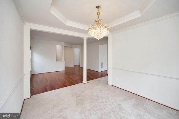 Chandelier, Empty room, Interior, Wood Texture Flooring