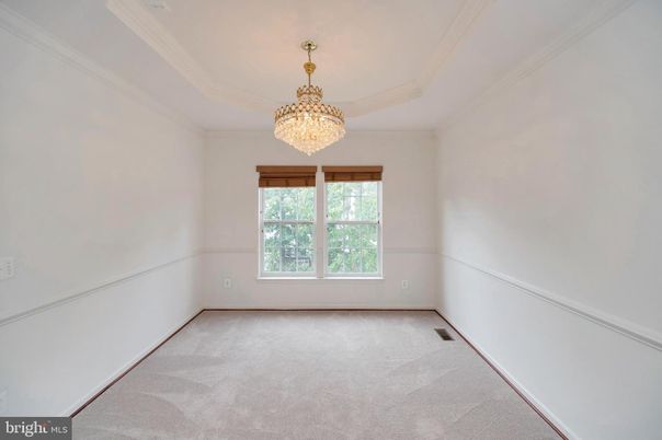Chandelier, Empty room, Interior