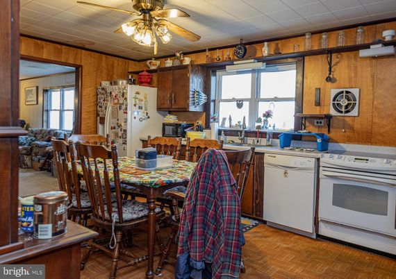 Dining room, Interior, Kitchen, Wood Texture Flooring