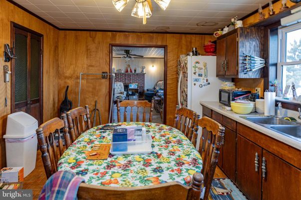 Dining room, Interior, Kitchen, Wooden Walls