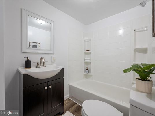 Bathroom, Interior, Wood Texture Flooring