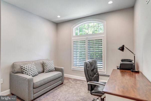 Home Office, Interior, Recessed Lighting