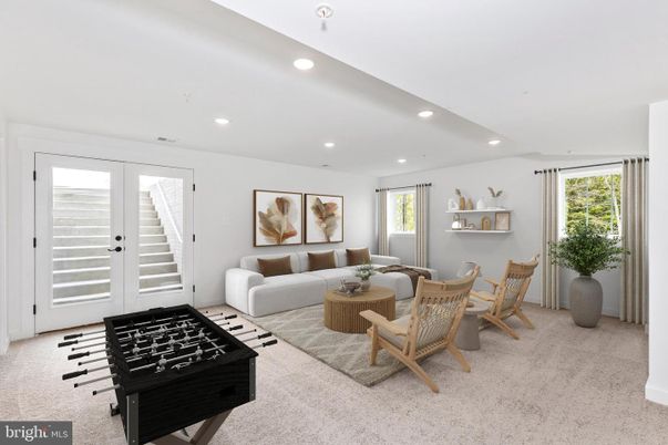 Dining room, Game Room, Interior, Living room, Recessed Lighting