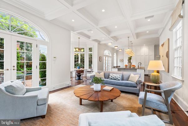 Interior, Kitchen, Living room, Pendant Lights, Recessed Lighting, Wood Texture Flooring