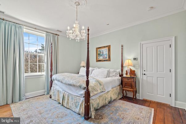 Bedroom, Chandelier, Interior, Wood Texture Flooring