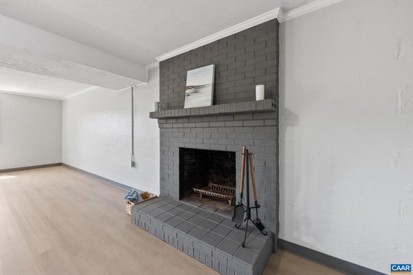 Fireplace, Interior, Wood Texture Flooring